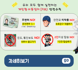 개인형 이동장치(PM) 안전수칙
